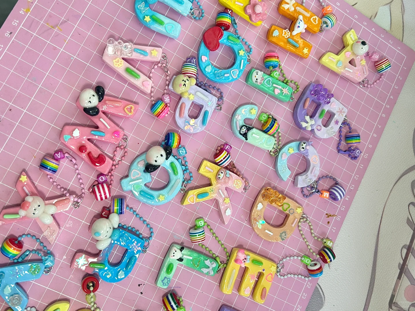 被追着问的字母粘土挂件✨ 独一无二超吸睛