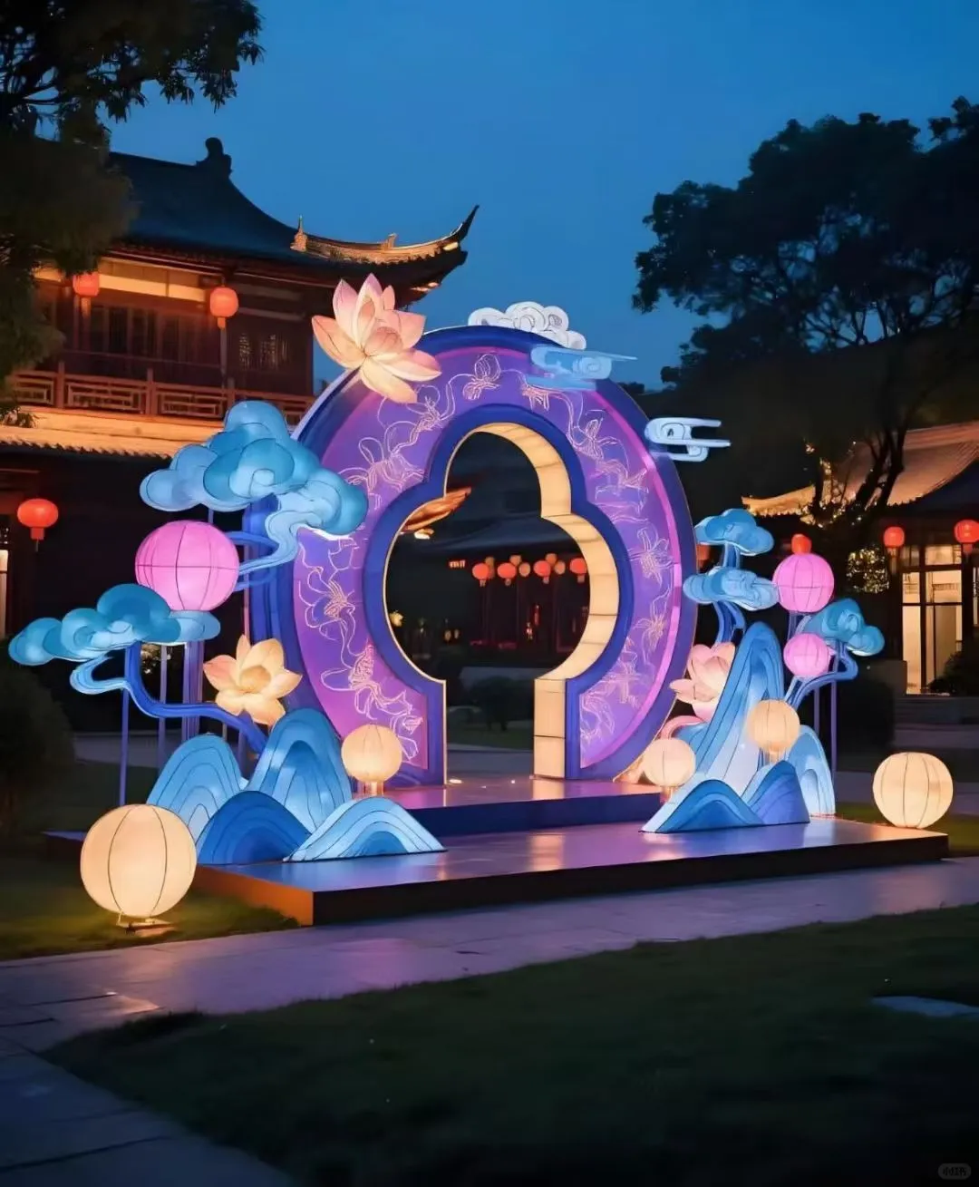 涅磐演义花灯彩灯展厂家欢迎咨询