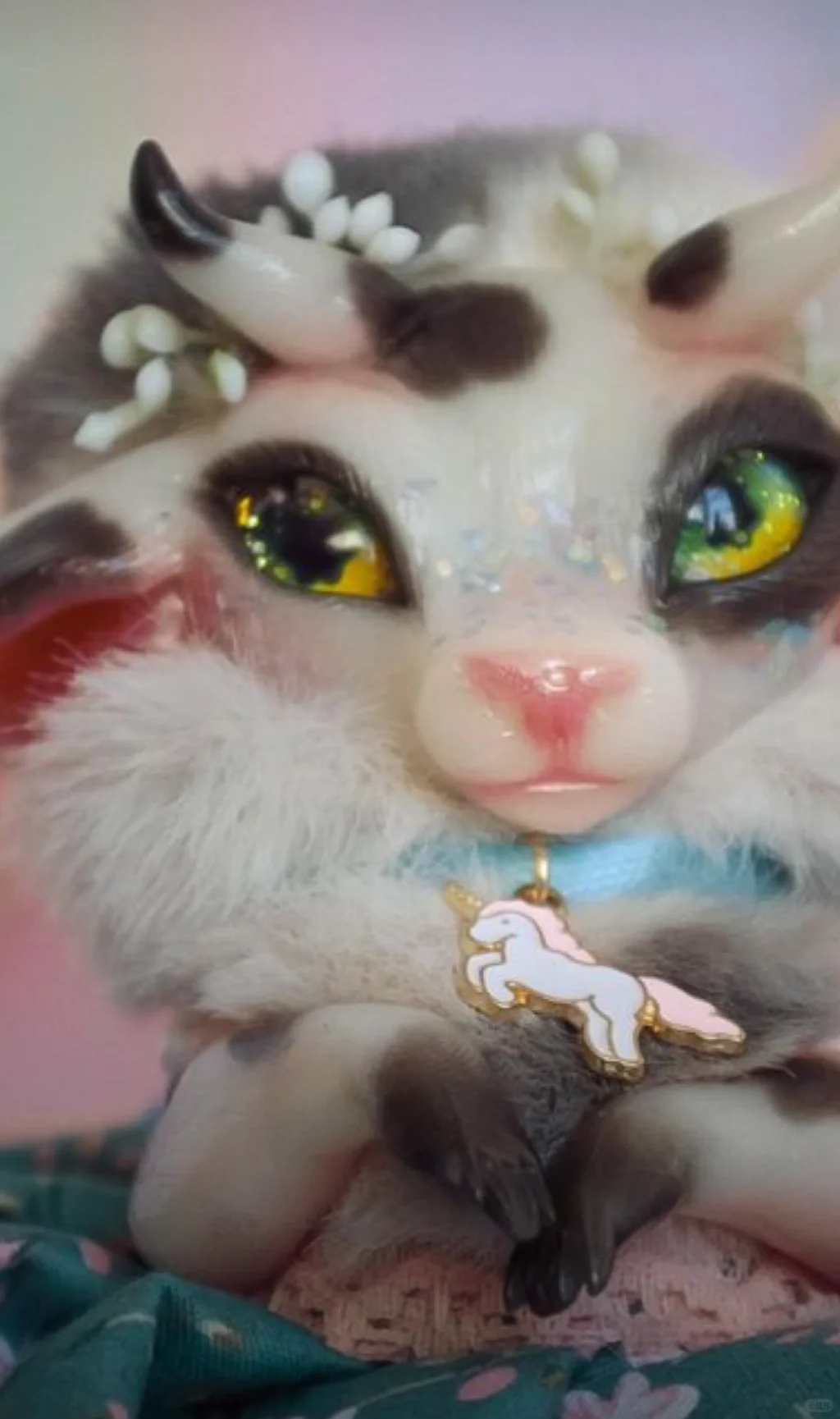 石塑黏土灵猫创意手工雕刻兽偶?-黏土艺术