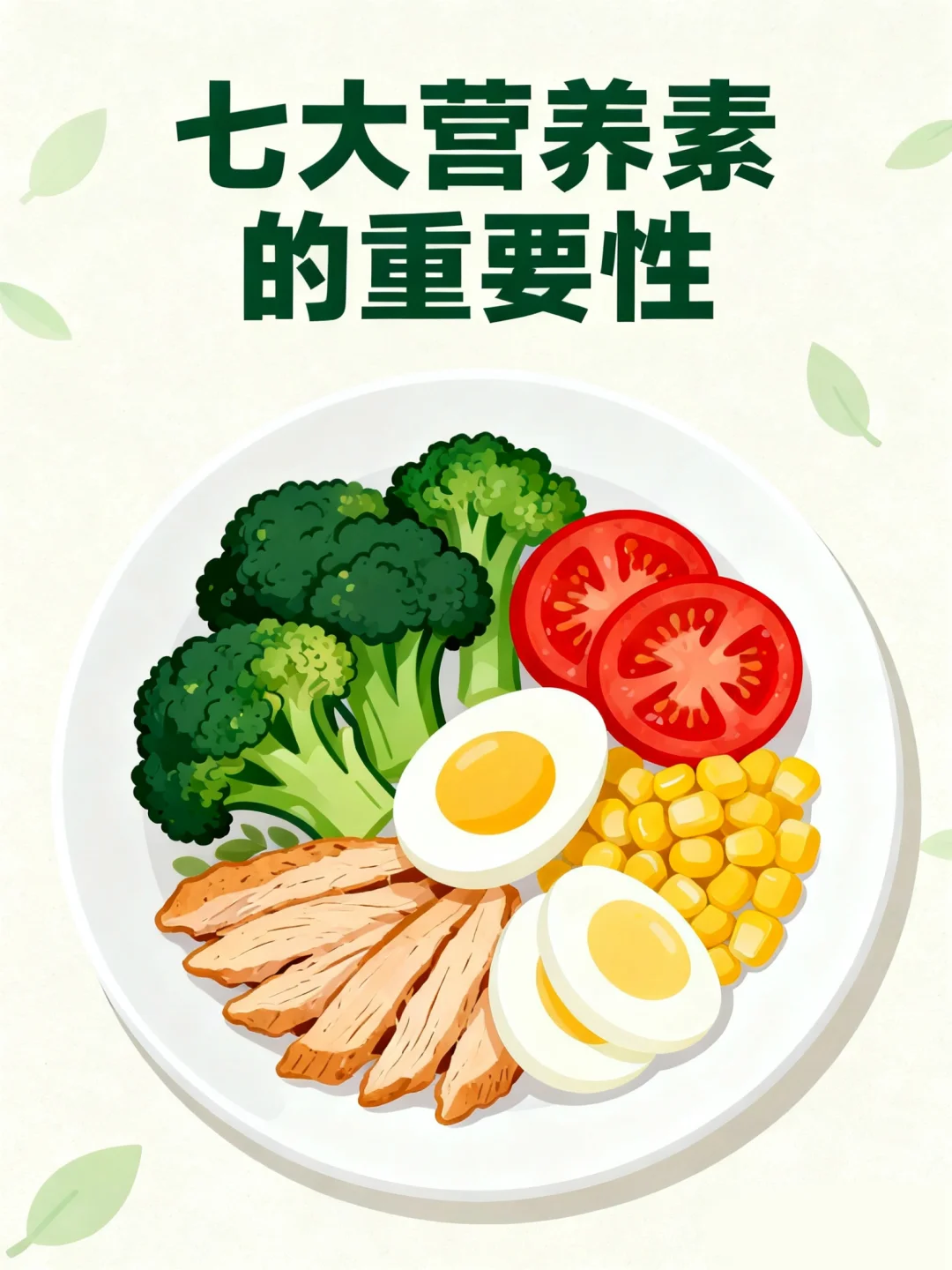 七大营养素的重要性‼️赶快收藏！