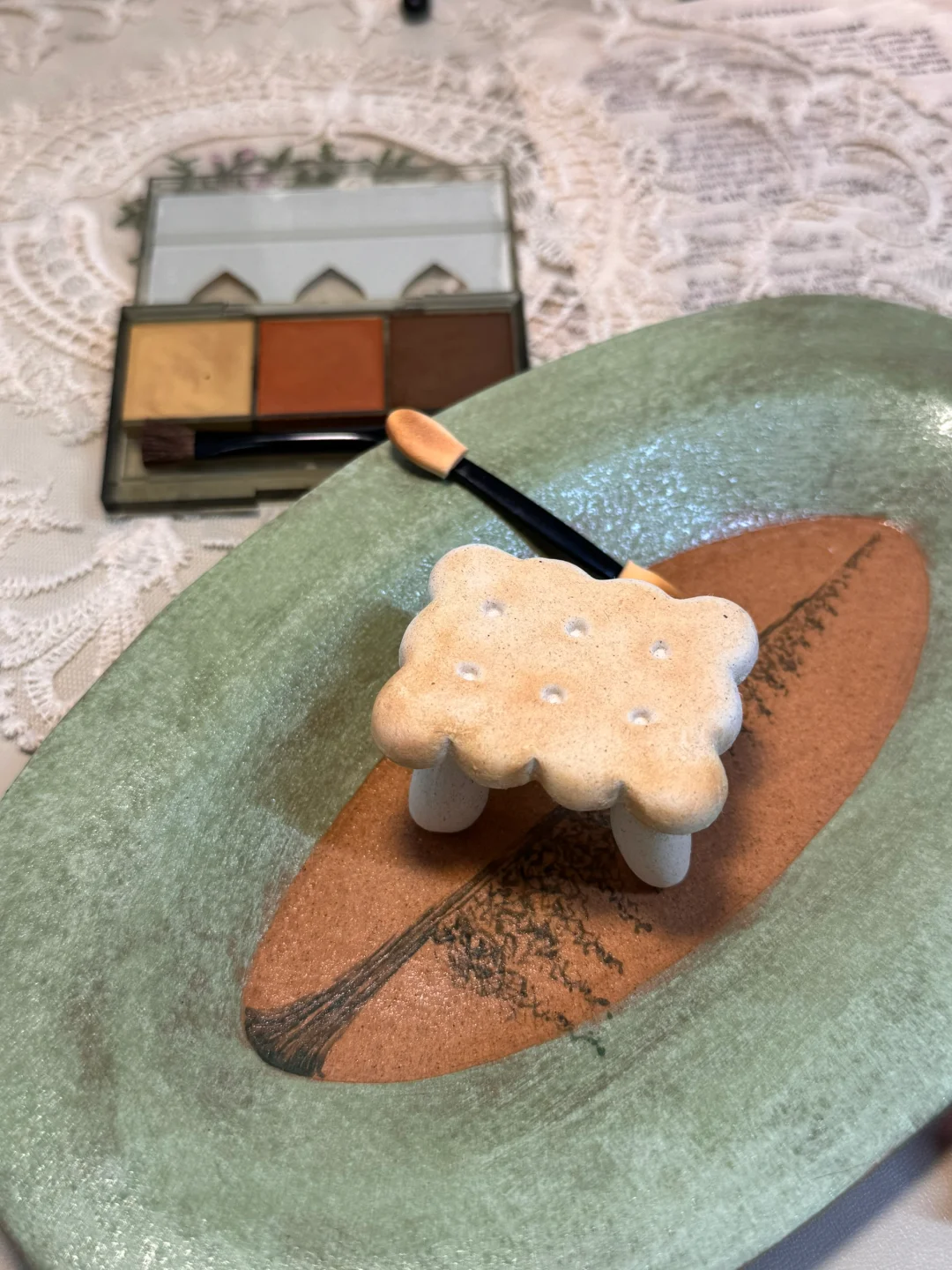 ✨一块圆润的小饼干凳?！超简单有手就会～