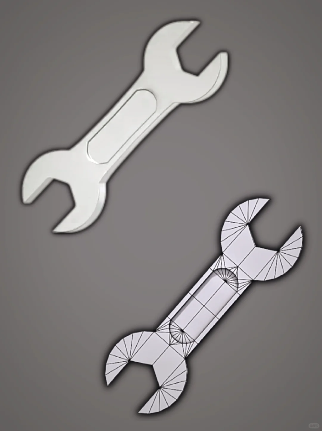 3dmax道具建模｜《扳手》?模型制作✨