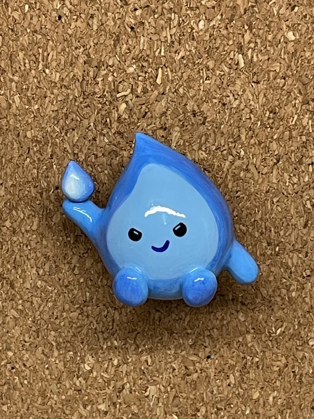 我的粘土小火人也变蓝了?