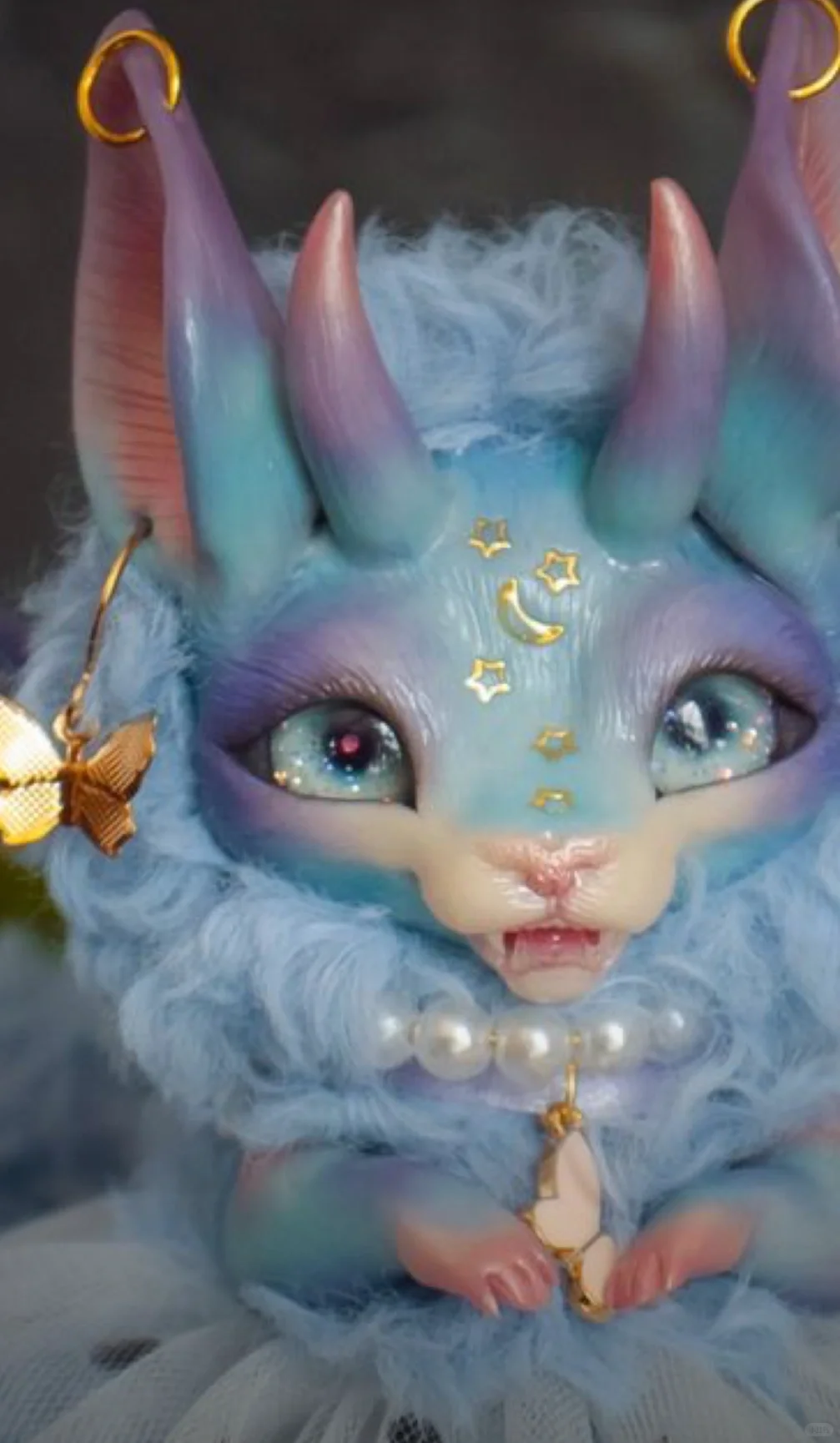 石塑黏土灵猫创意手工雕刻兽偶?-黏土艺术