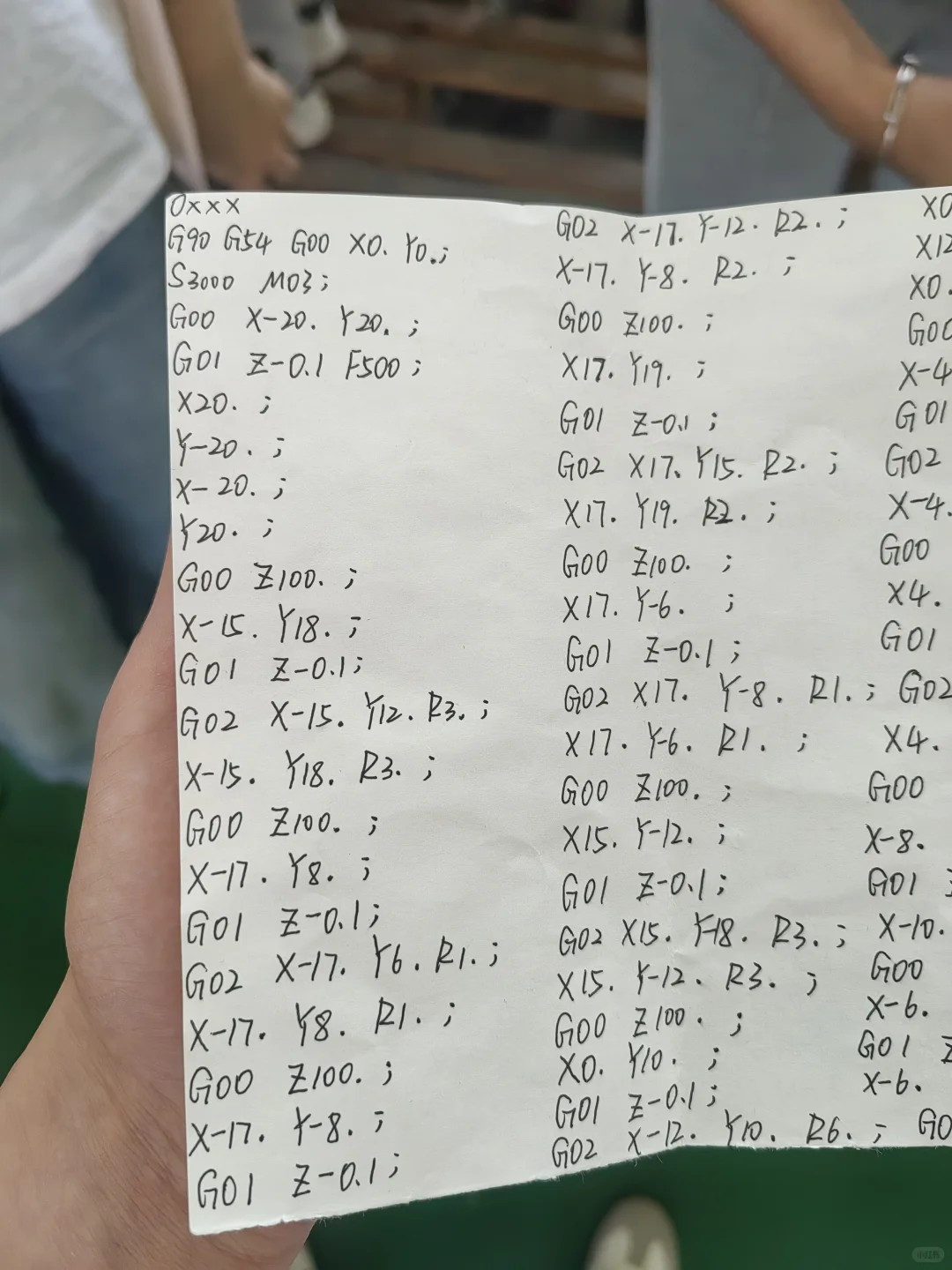 数控铣床编程代码