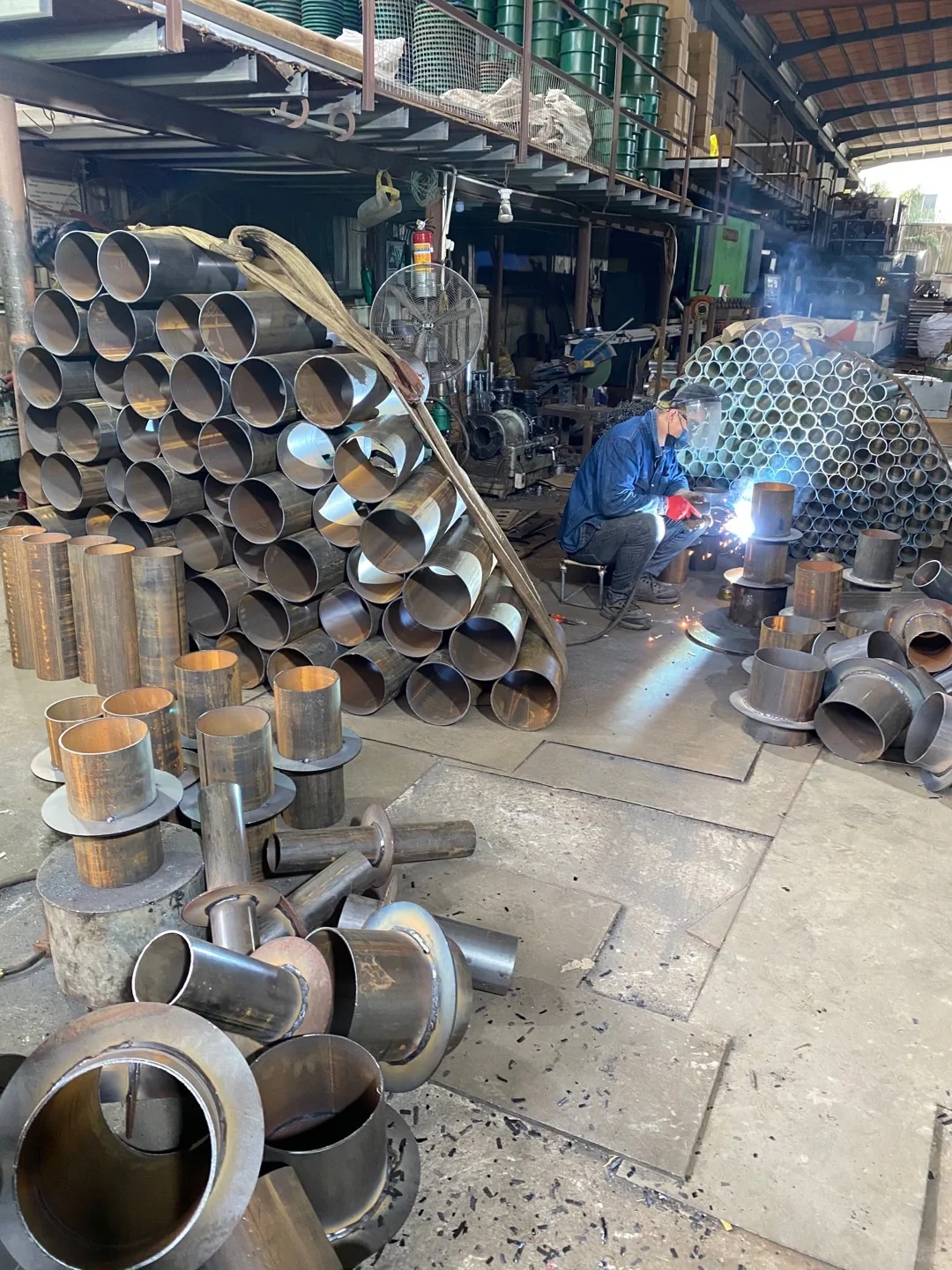 五金水暖消防管件标准件金属制品加工货盘