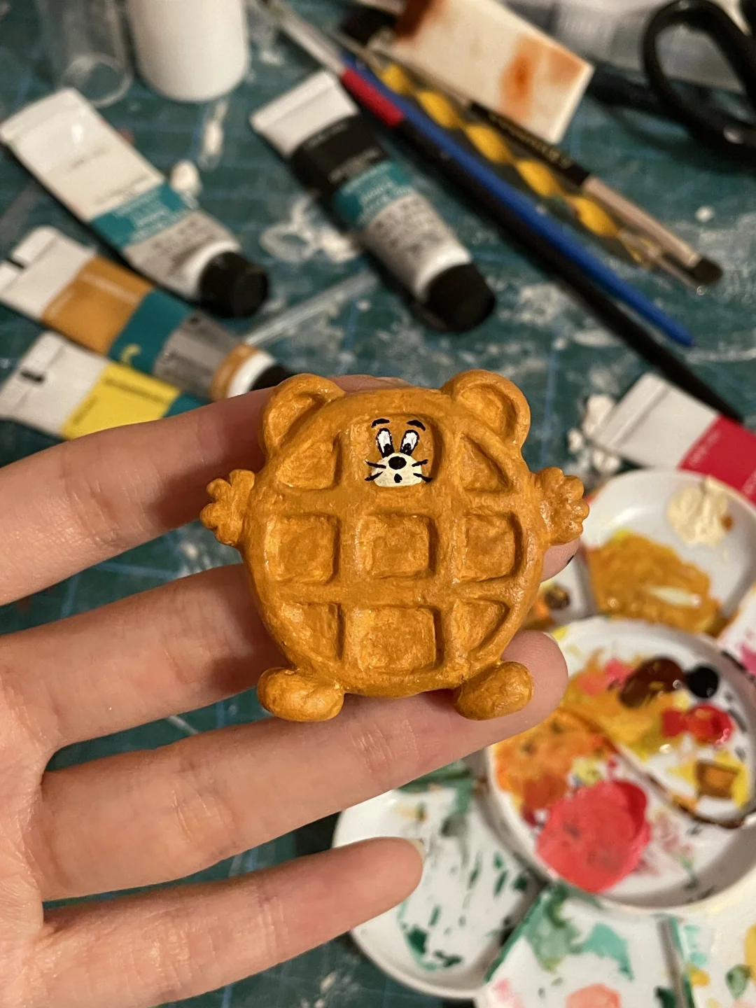 石塑粘土?捏一对儿猫和老鼠冰箱贴！（附教程