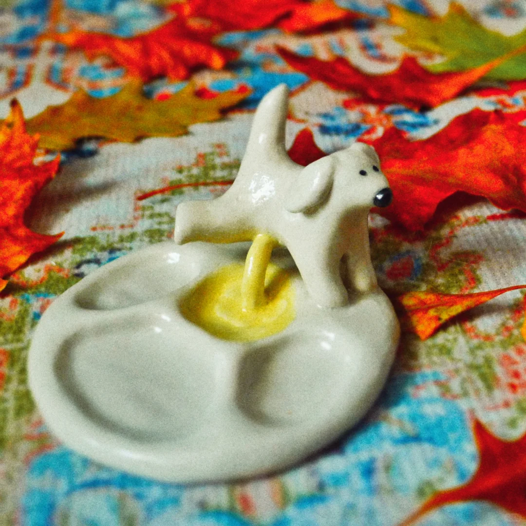 今日丑东西｜新捏的好狗子调色盘?