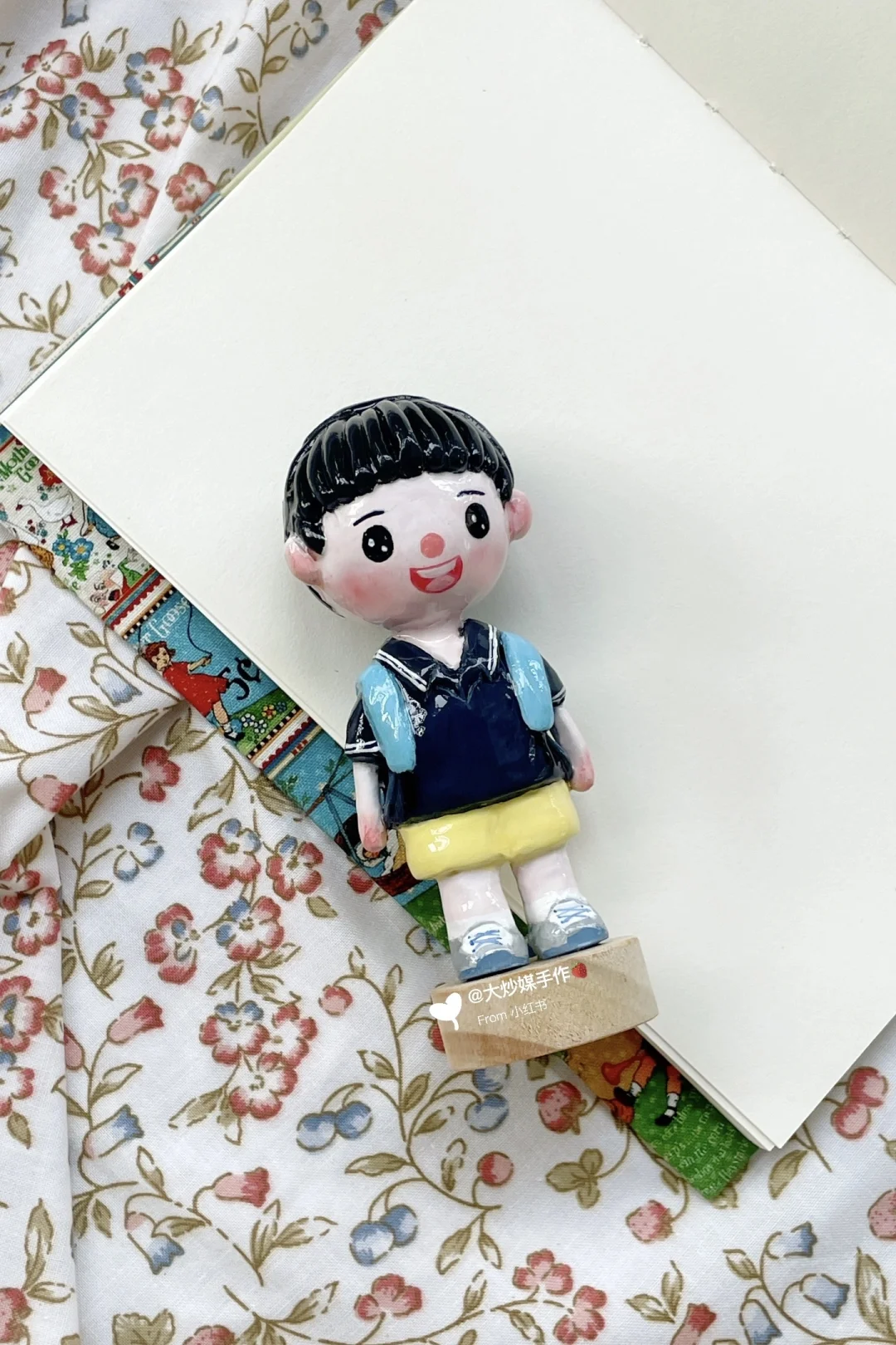 用石塑粘土做了一个小宝贝