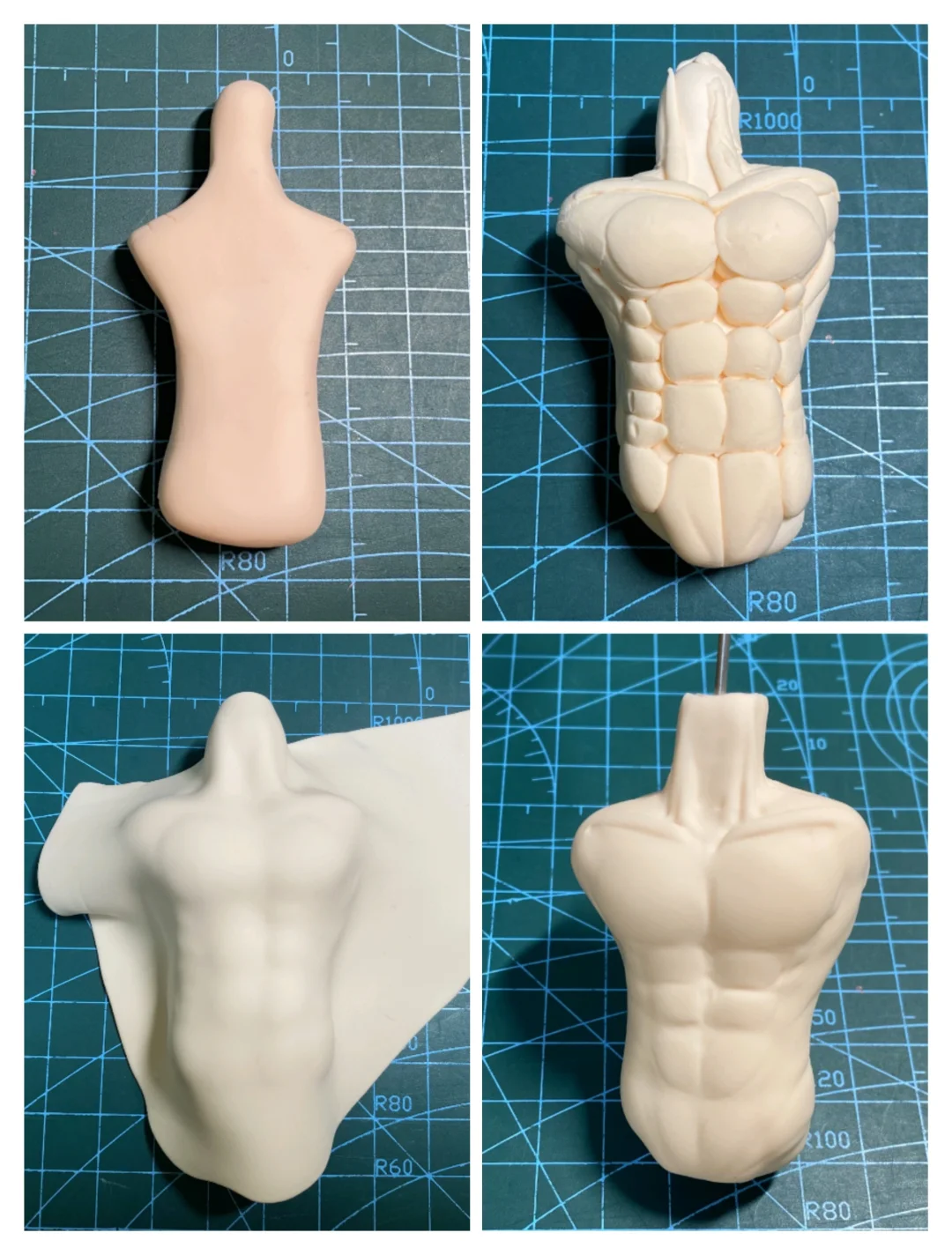 一块健过身的粘土