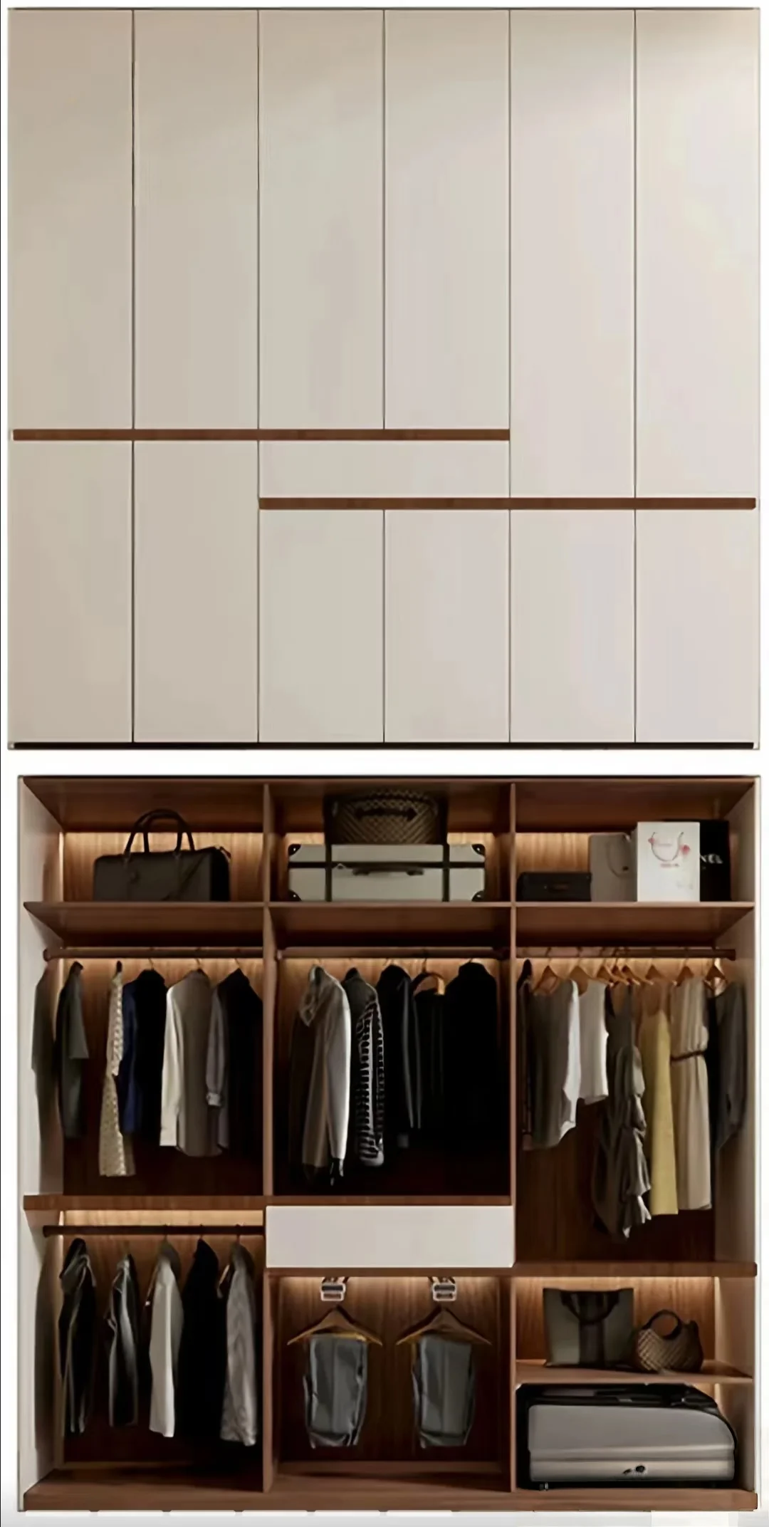 分段式衣柜:重构空间美学,定义收纳新秩序