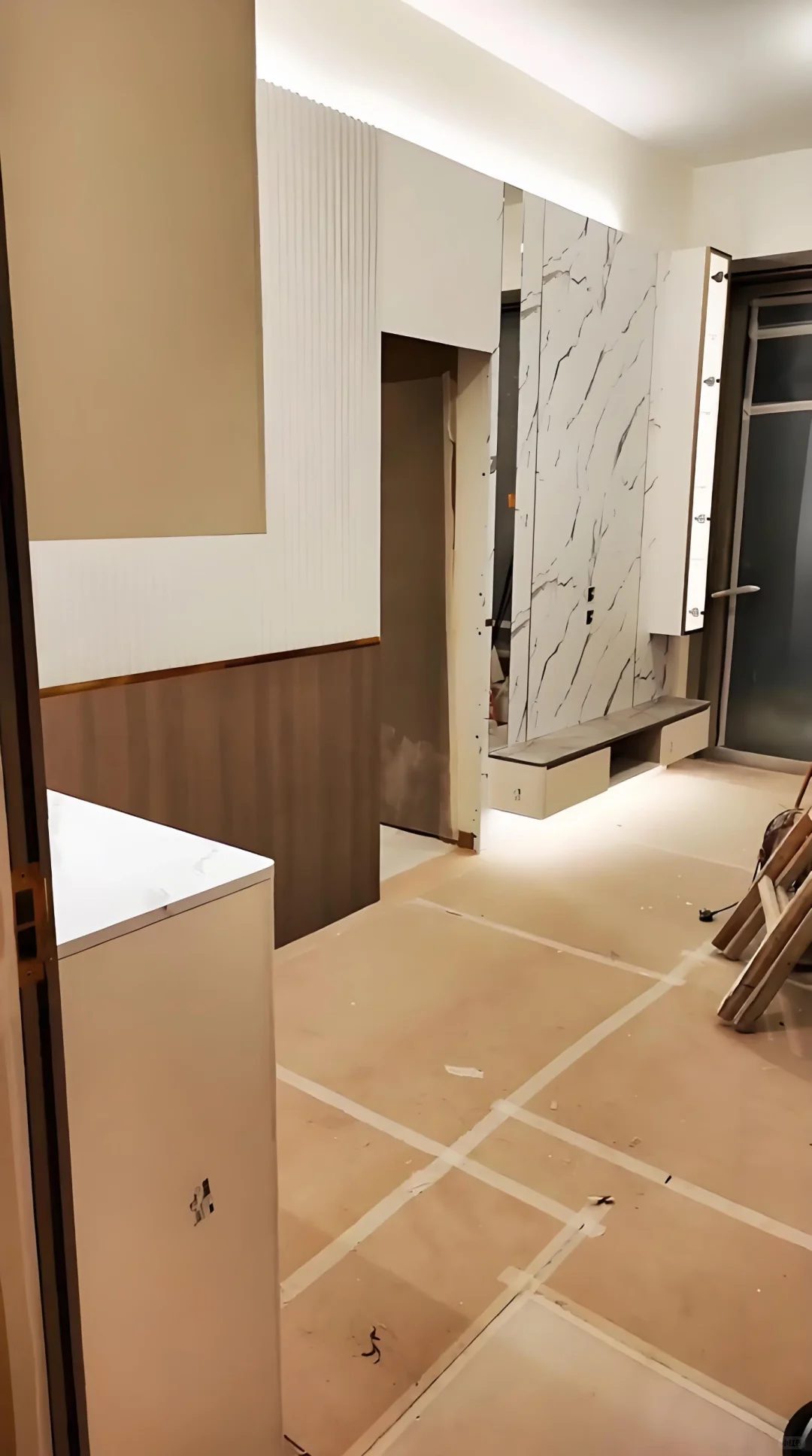 香港私楼装修|全屋定制完终于不要挤过道啦