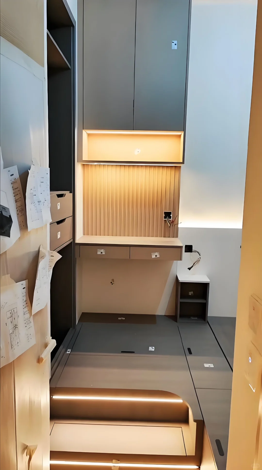 香港私楼装修|全屋定制完终于不要挤过道啦