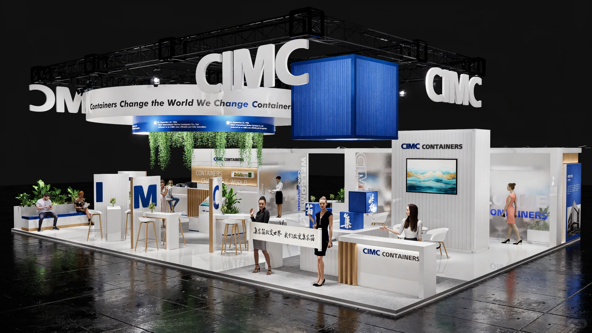 展台案例分享“设计师是黑夜里的点点星光”