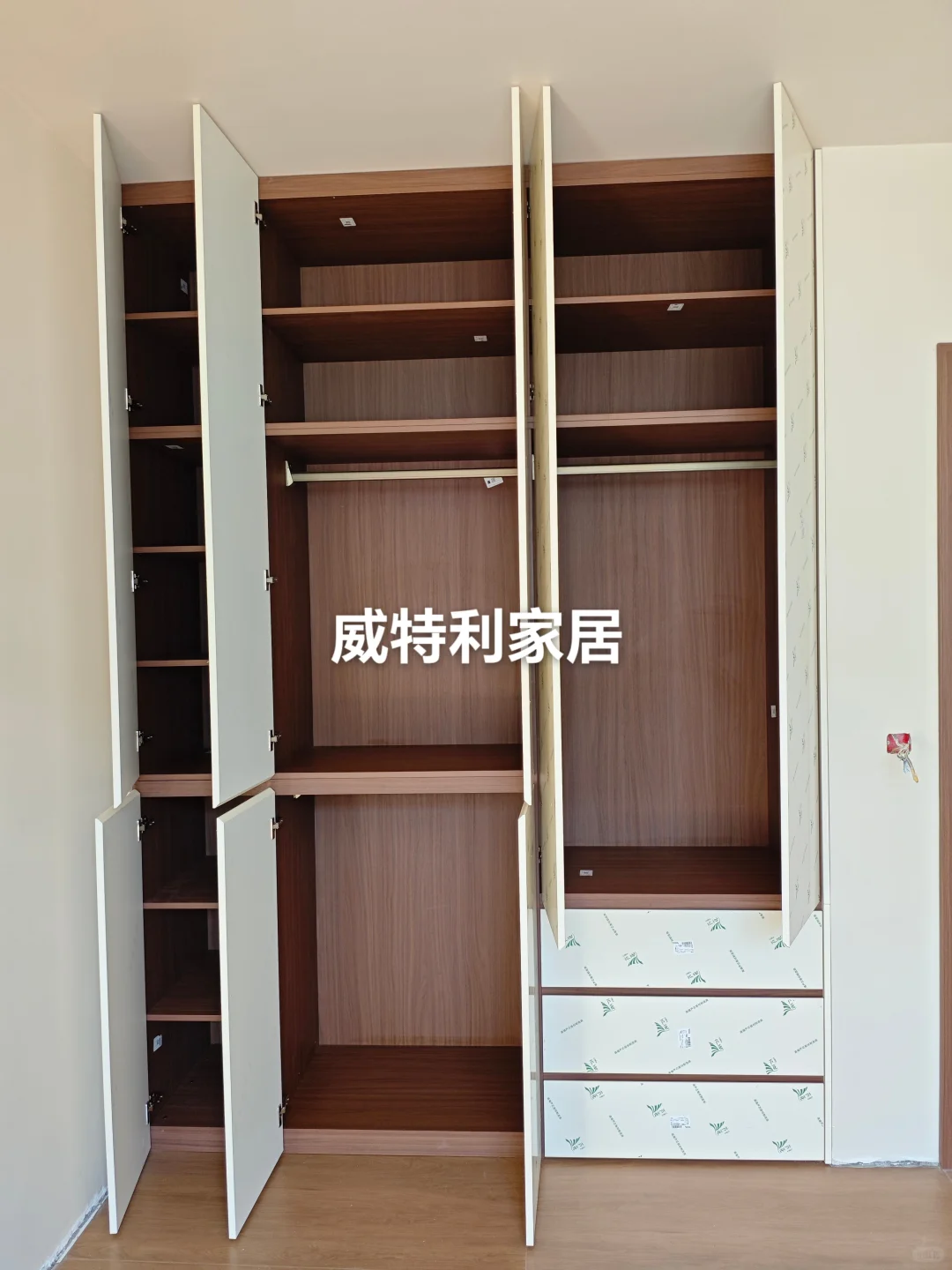 郑州全屋定制落地案例好喜欢我的柜子