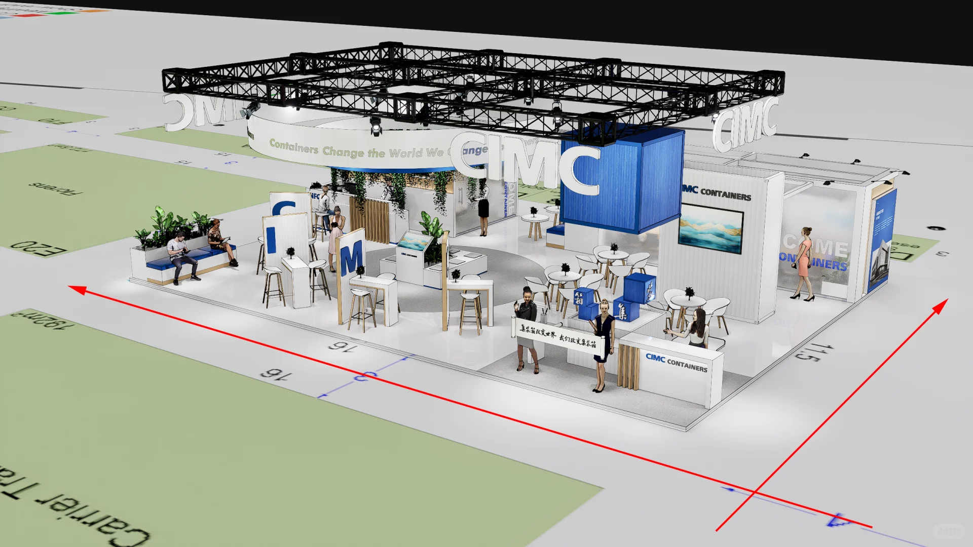 展台案例分享“设计师是黑夜里的点点星光”