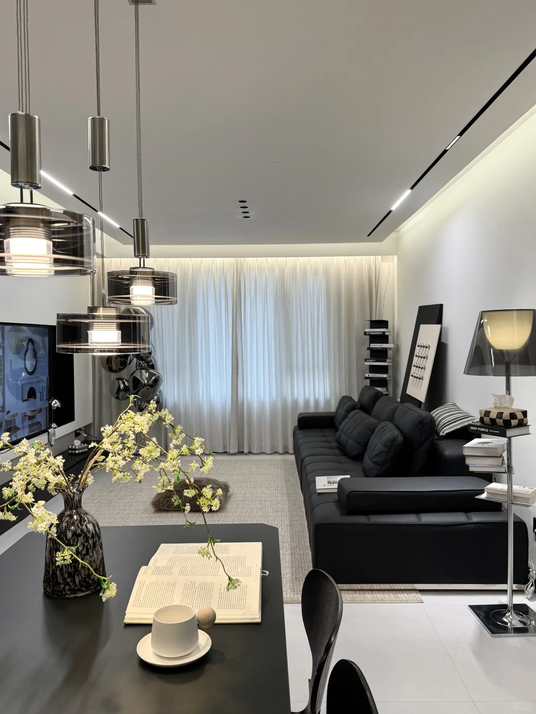 90平?丨谁说小户型不能装意式极简，太绝了