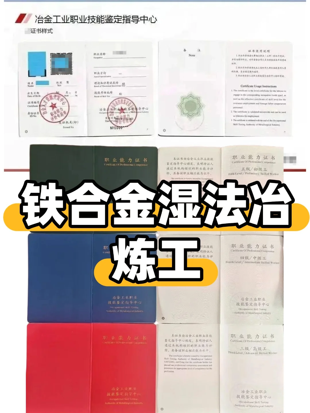 铁合金湿法冶炼工职业能力证书报考指南