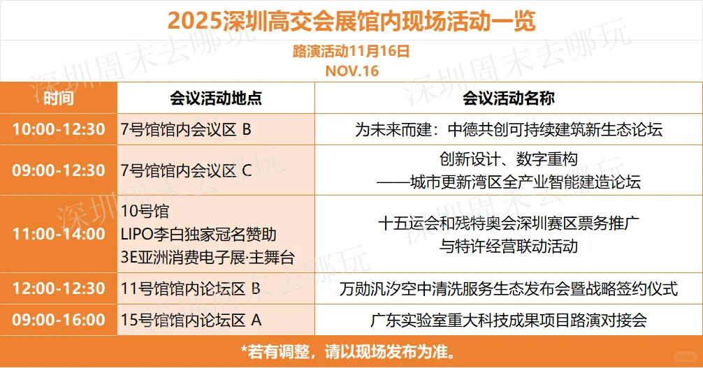 2025深圳高交会免费观展攻略!附活动时间表