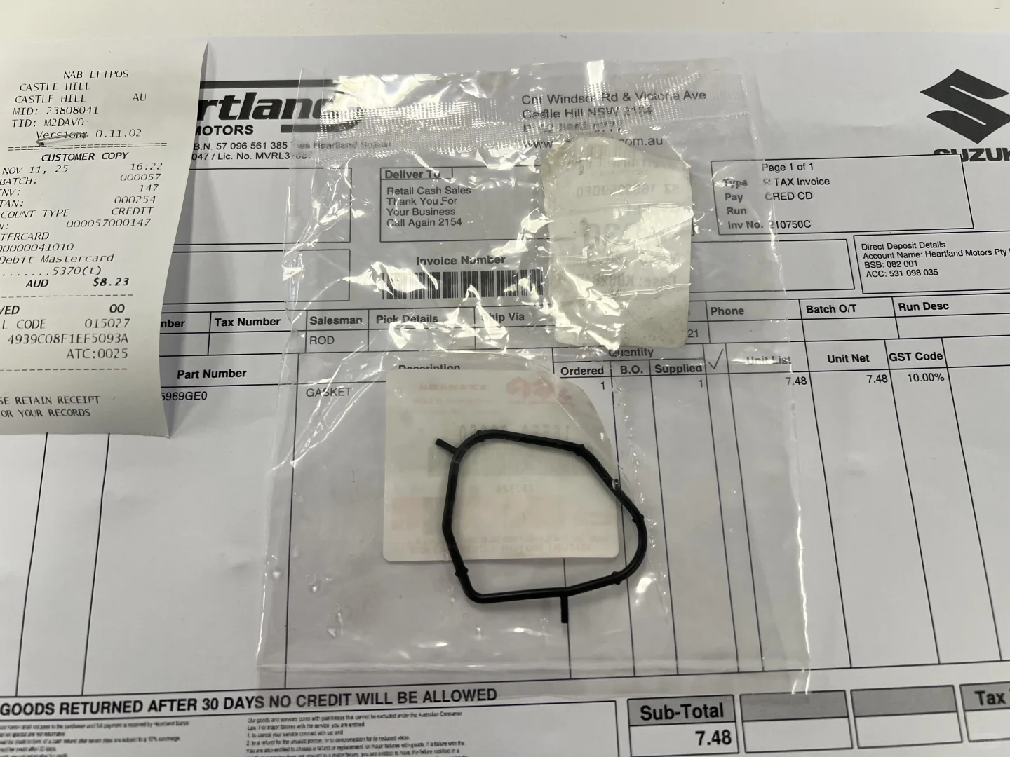 撑了15万公里的oil control valve密封圈