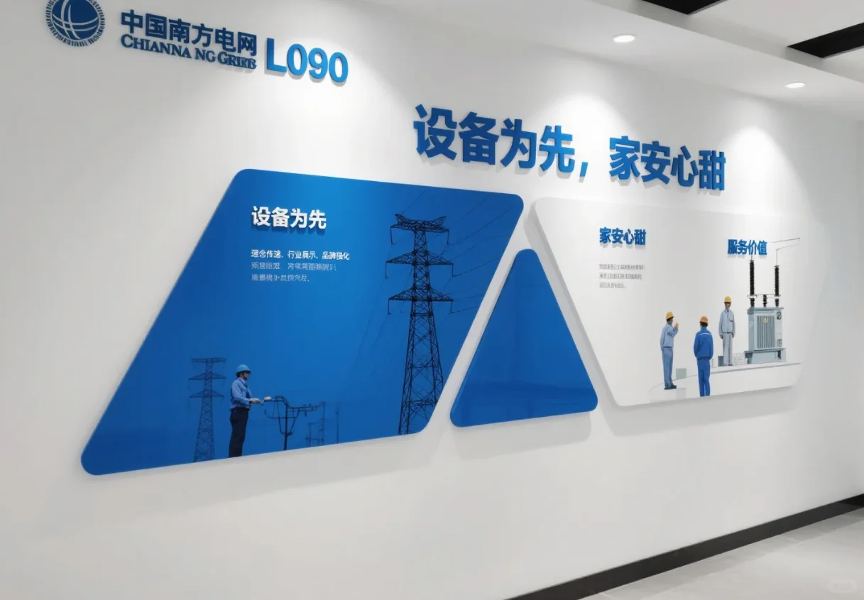 电网文化墙，把设备保障讲得很扎实