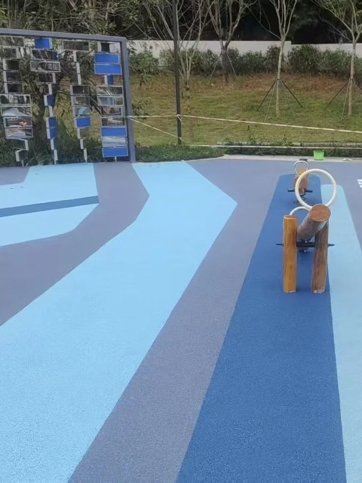 蓝色系列EPDM地面系统：科学与美观的完美结