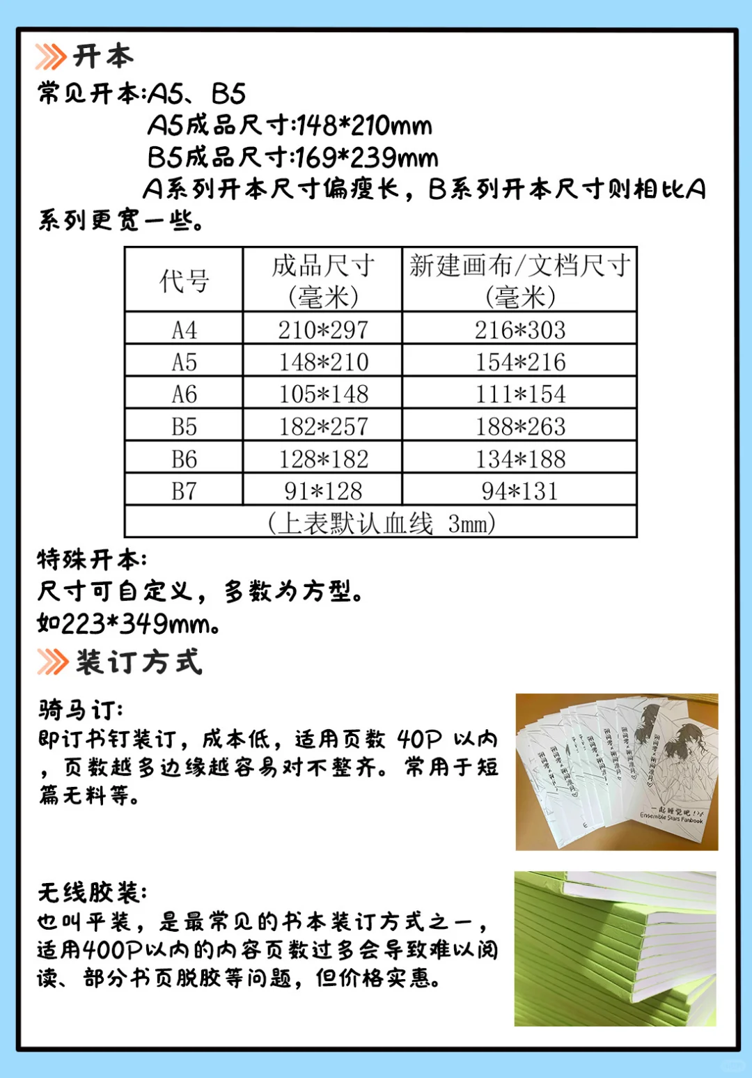 同人女印刷知识全解/保姆级?实用手册