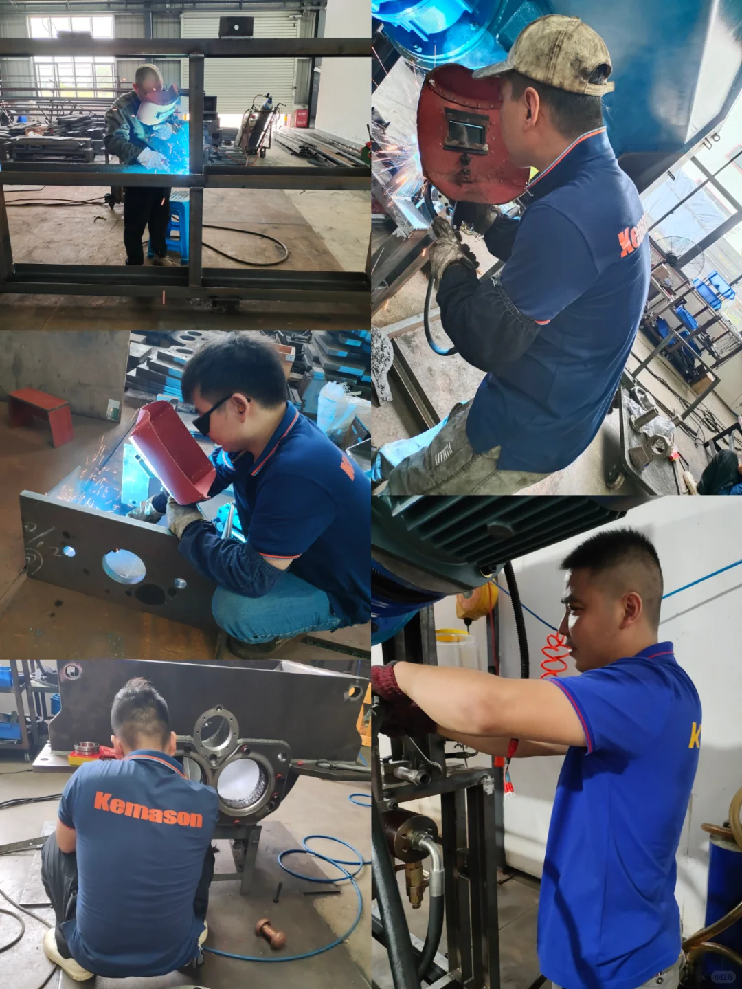 忙碌的车间承载着美好梦想,心向远方自明朗