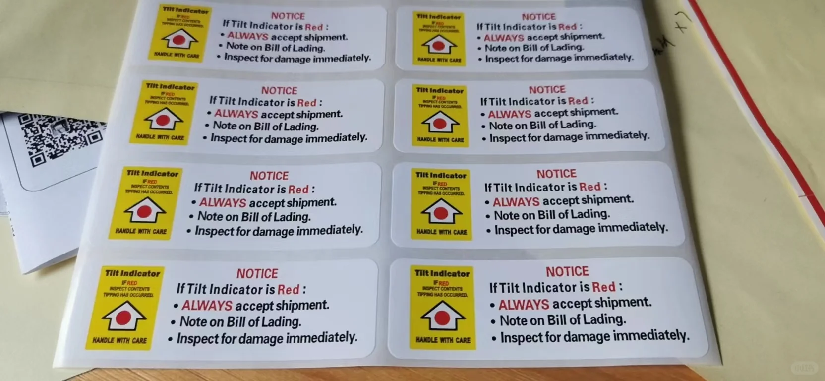 设备连输防震动标签供应商。德楷科技。可以