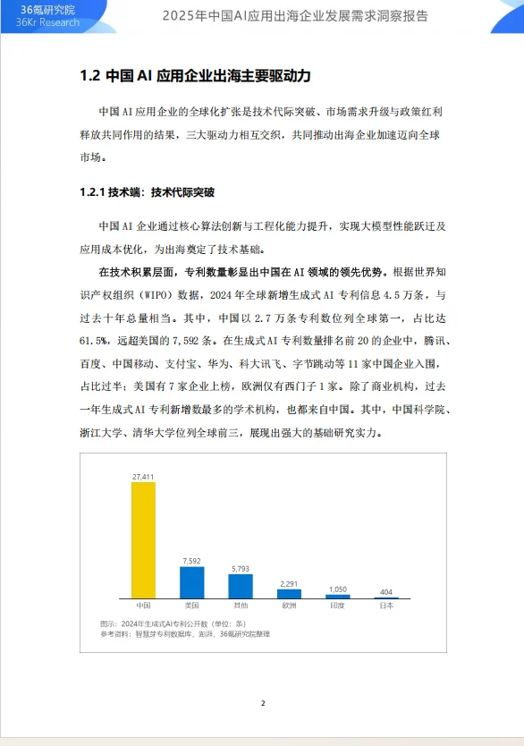 2025年中国AI应用出海企业发展洞察报告