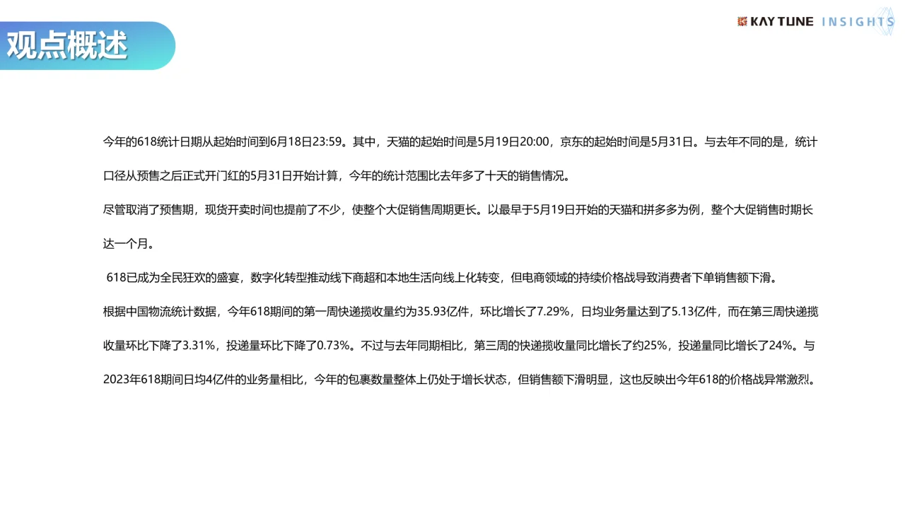 2024年618电商行业复盘及消费趋势报告