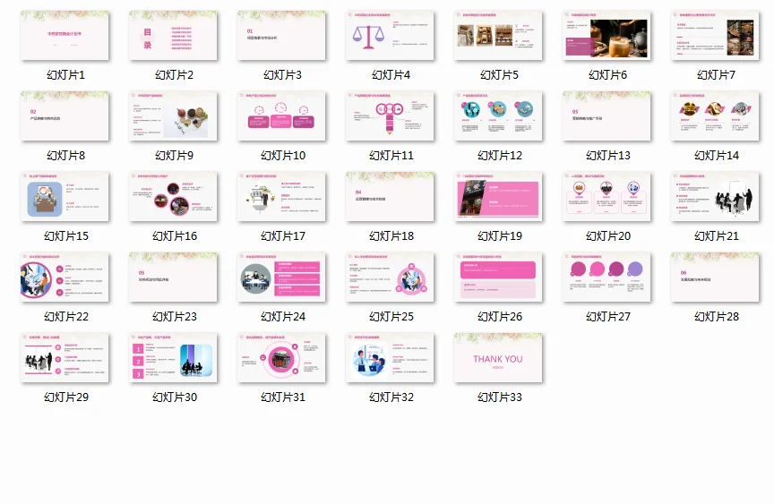 中药茶馆大学生创新创业计划书Word+PPT