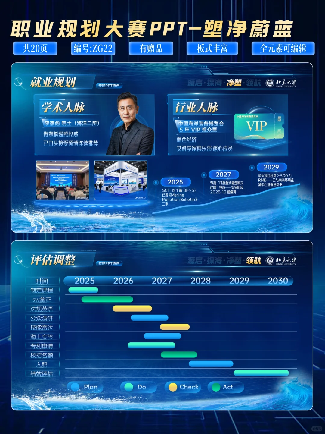 ?职业规划大赛PPT模板，让你脱颖而出！