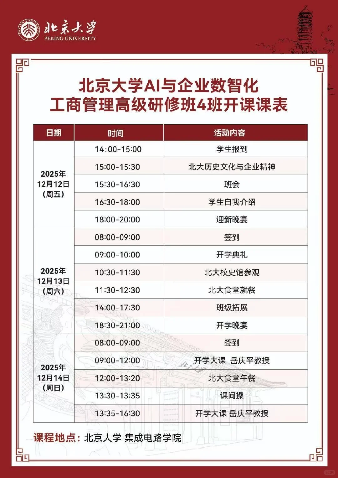 北大校友卡｜AI与企业数智化工商班