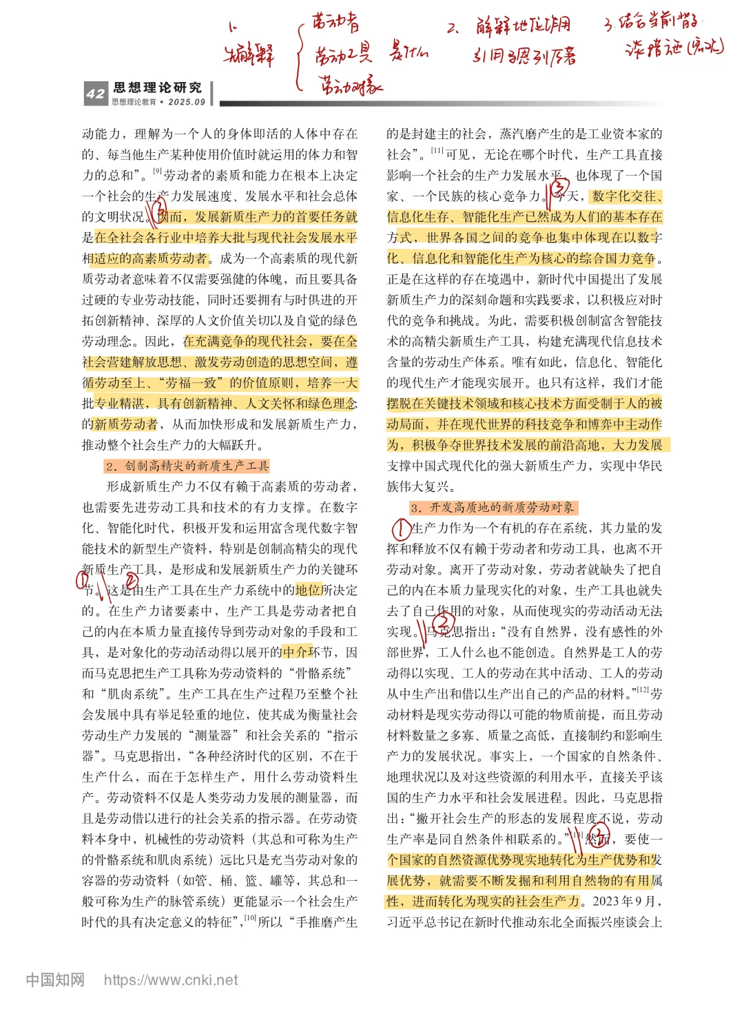 c刊阅读（新质生产力）