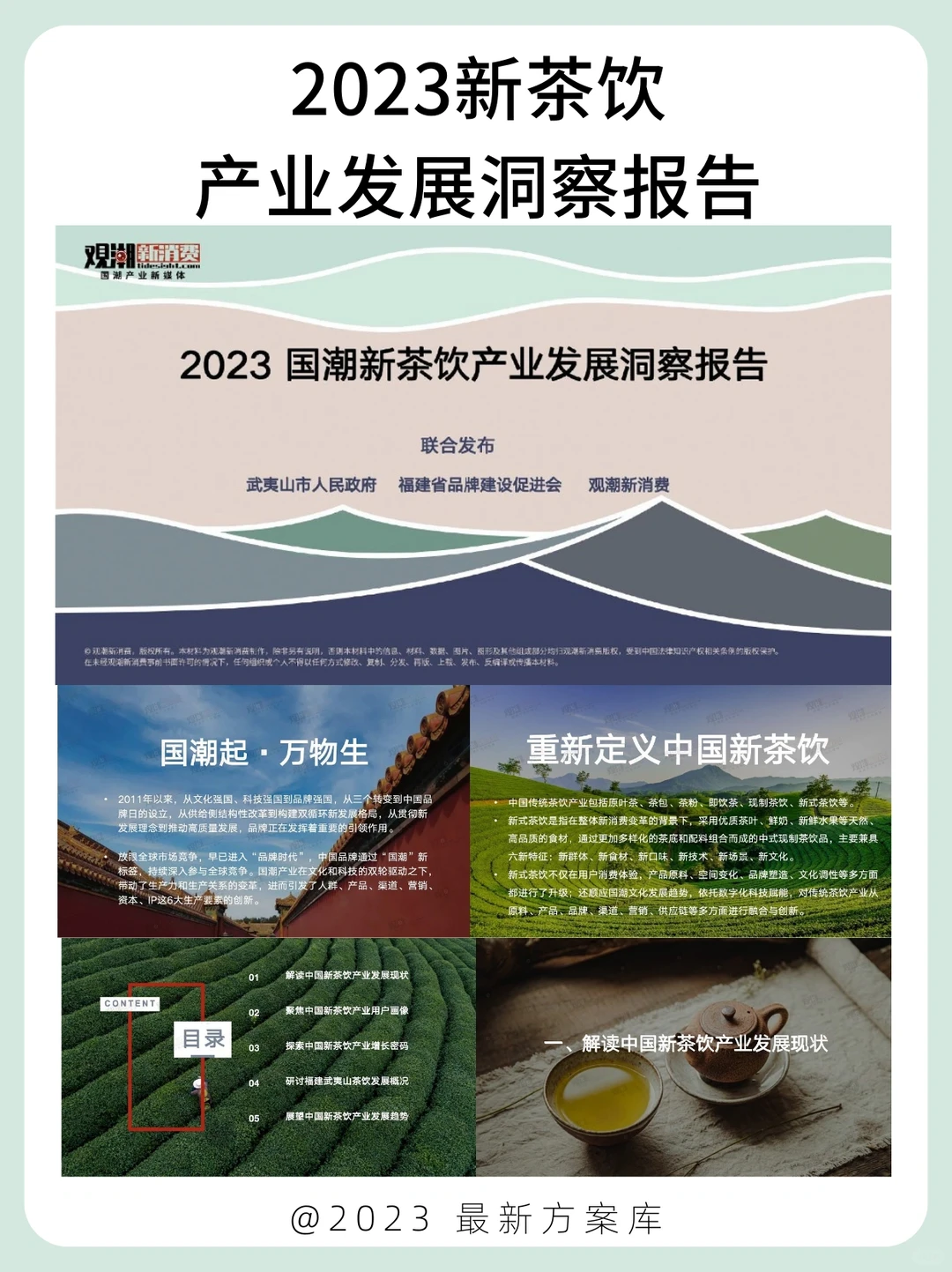 2023新茶饮产业发展洞察报告|行业洞察