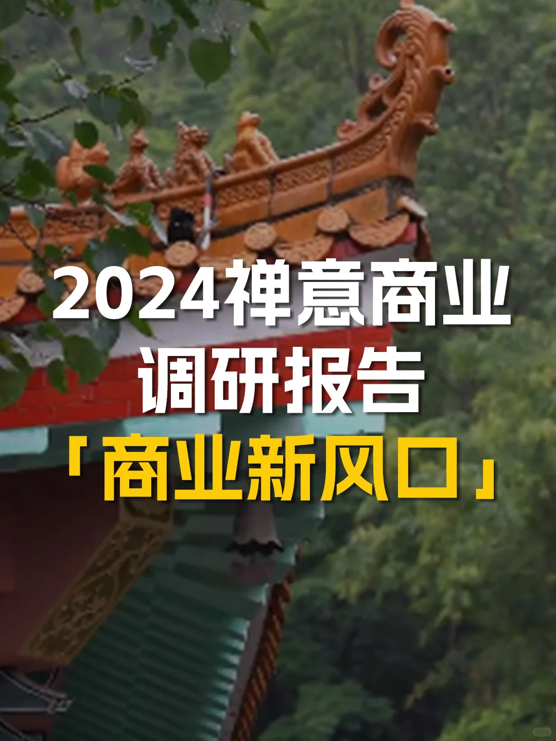 2024禅意商业调研报告:商业新风口