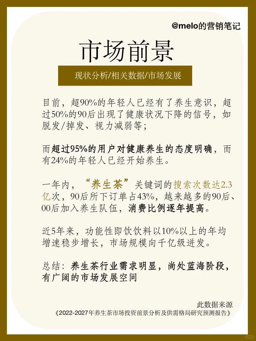 3⃣️养生茶创业｜副业月入10w的选择？