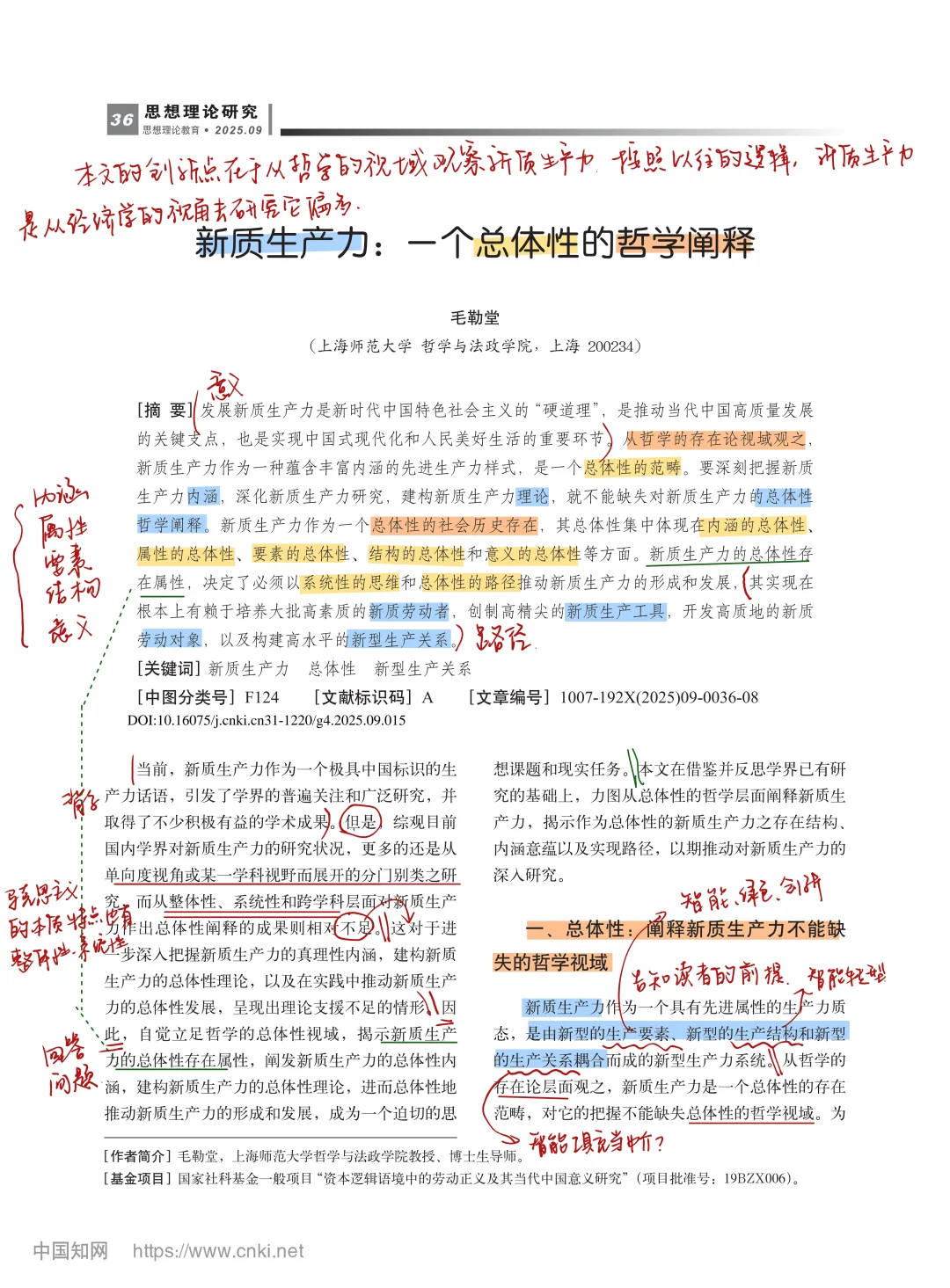 c刊阅读（新质生产力）