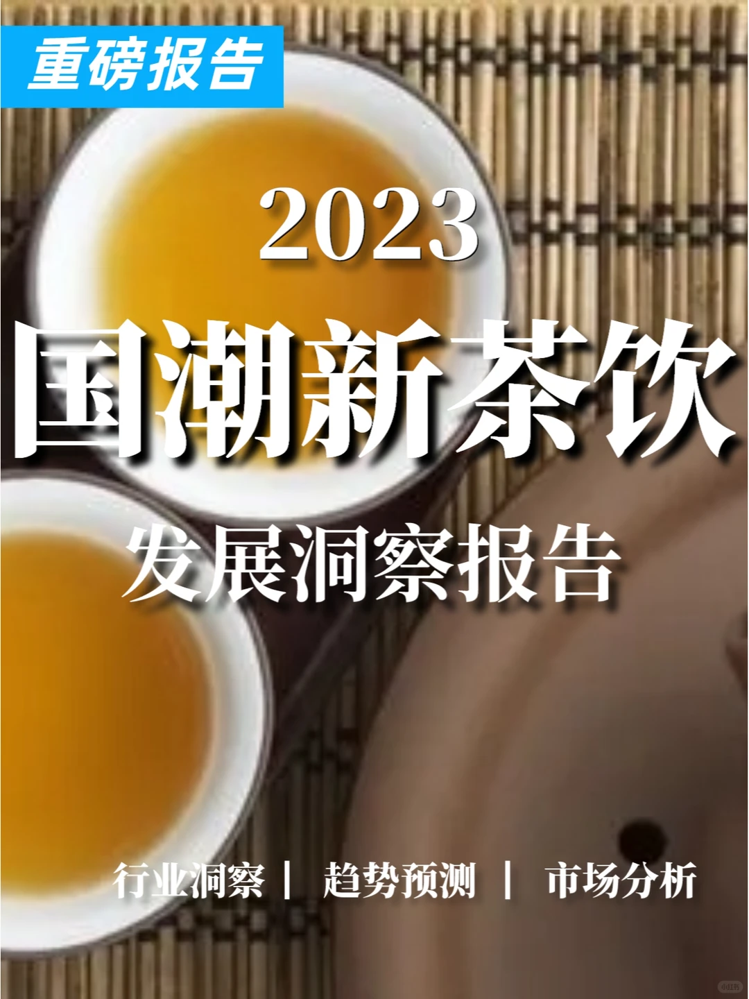 重磅报告丨2023国潮新茶饮产业发展洞察报告