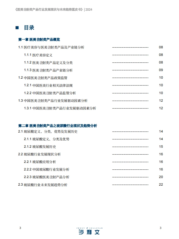 医美注射类产品行业蓝皮书 2024 ?