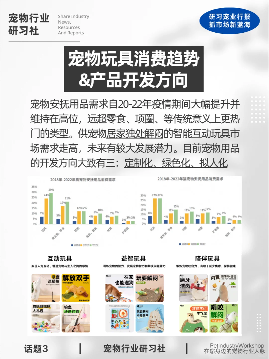 宠物行业报告解读|2024宠物玩具全球趋势