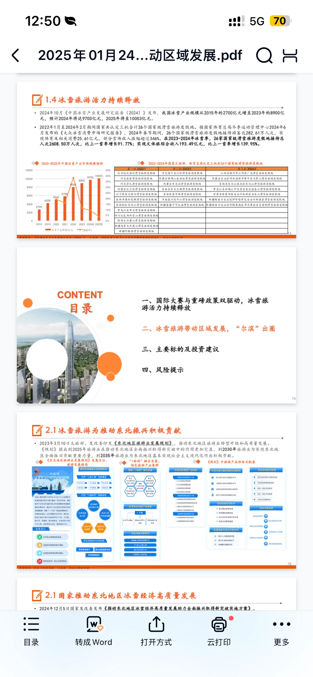 冰雪经济带动区域经济发展