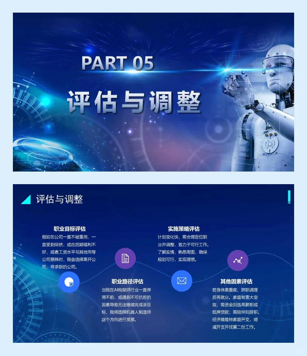 PPT分享|职业生涯规划035（人工智能专业）