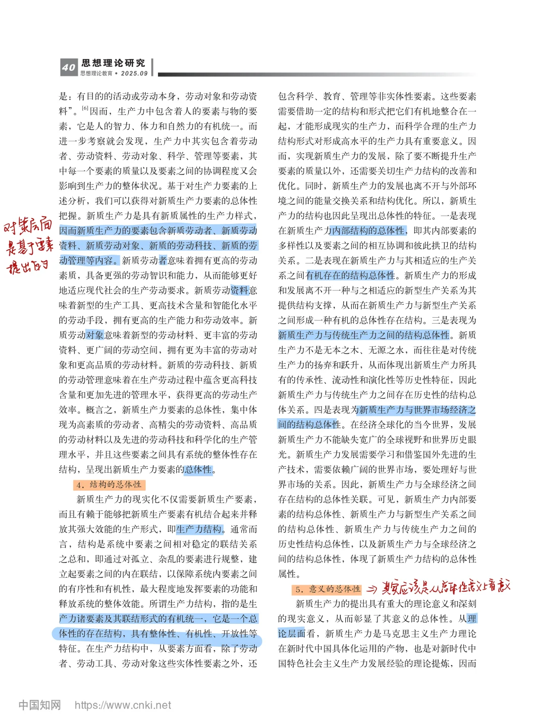 c刊阅读（新质生产力）