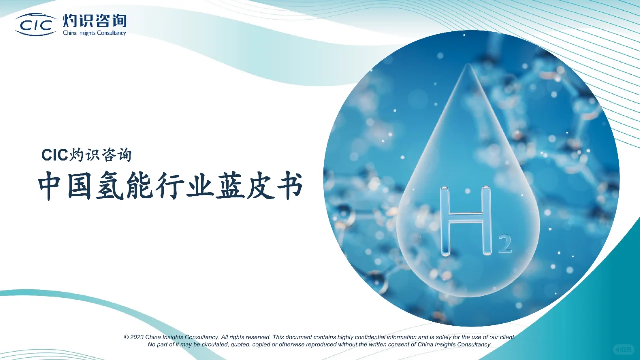 2023中国氢能行业蓝皮书-CIC灼识咨询