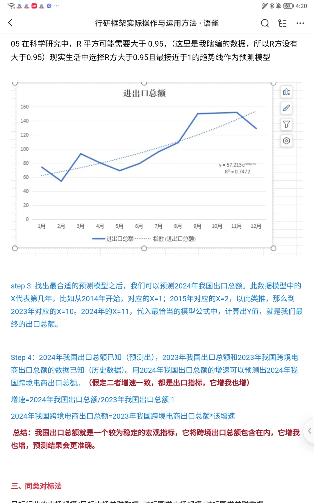 05: 用Excel3分钟快速预测行业市场规模!
