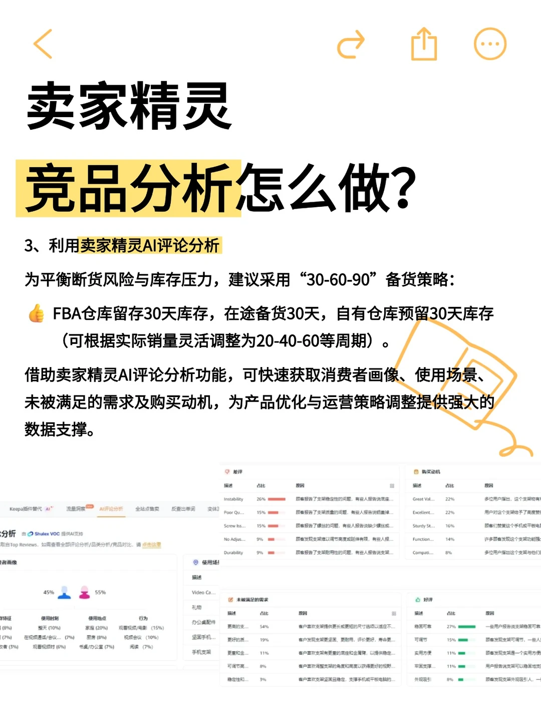 原来头部卖家都在用卖家精灵这么做竞品分析