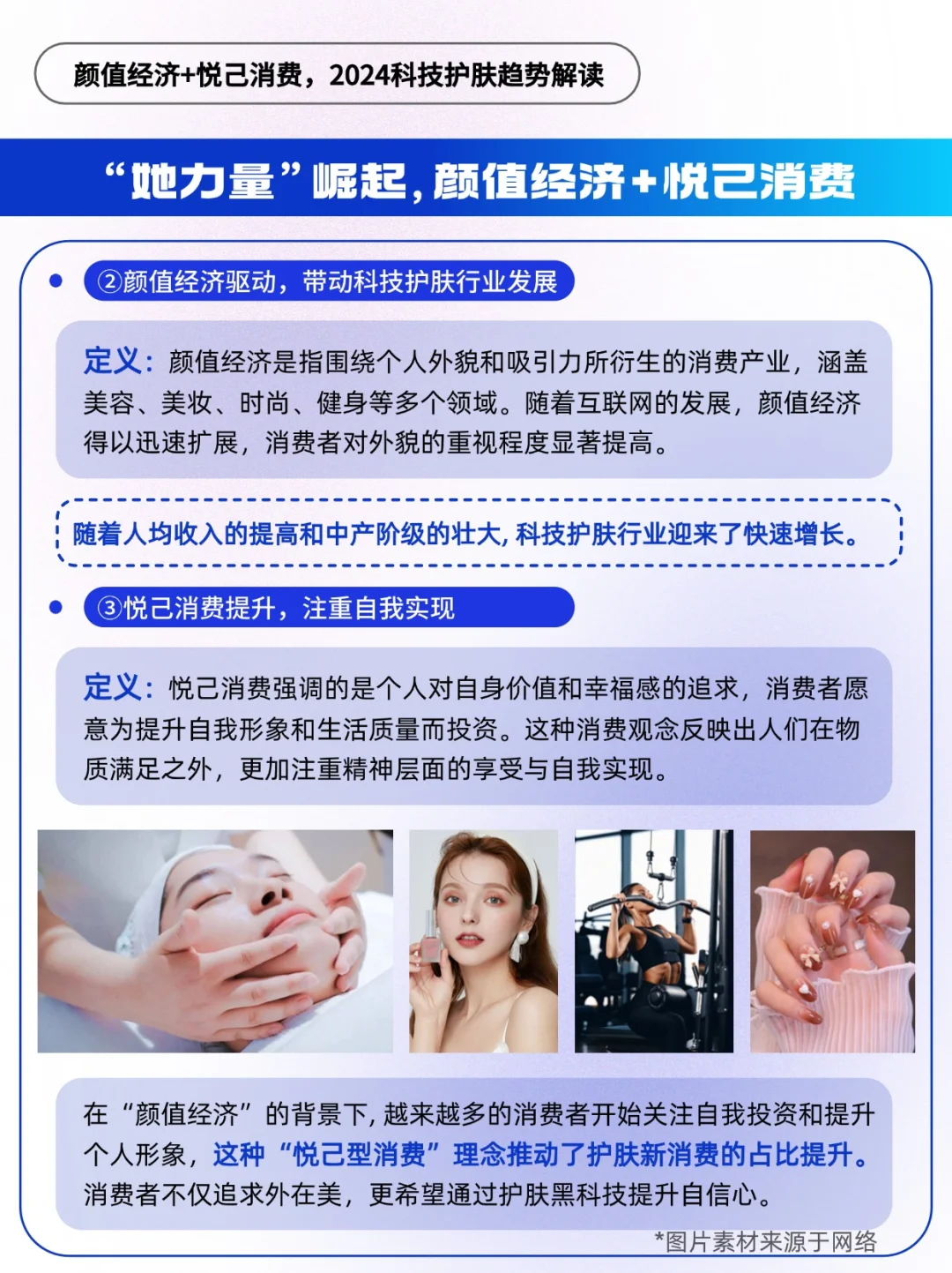 「她时代」悦己+颜值经济，科技护肤趋势洞察