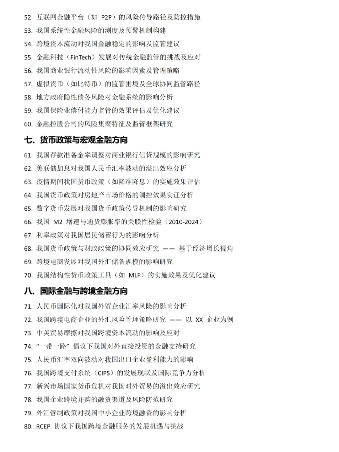 这才是金融学论文选题的天花板！